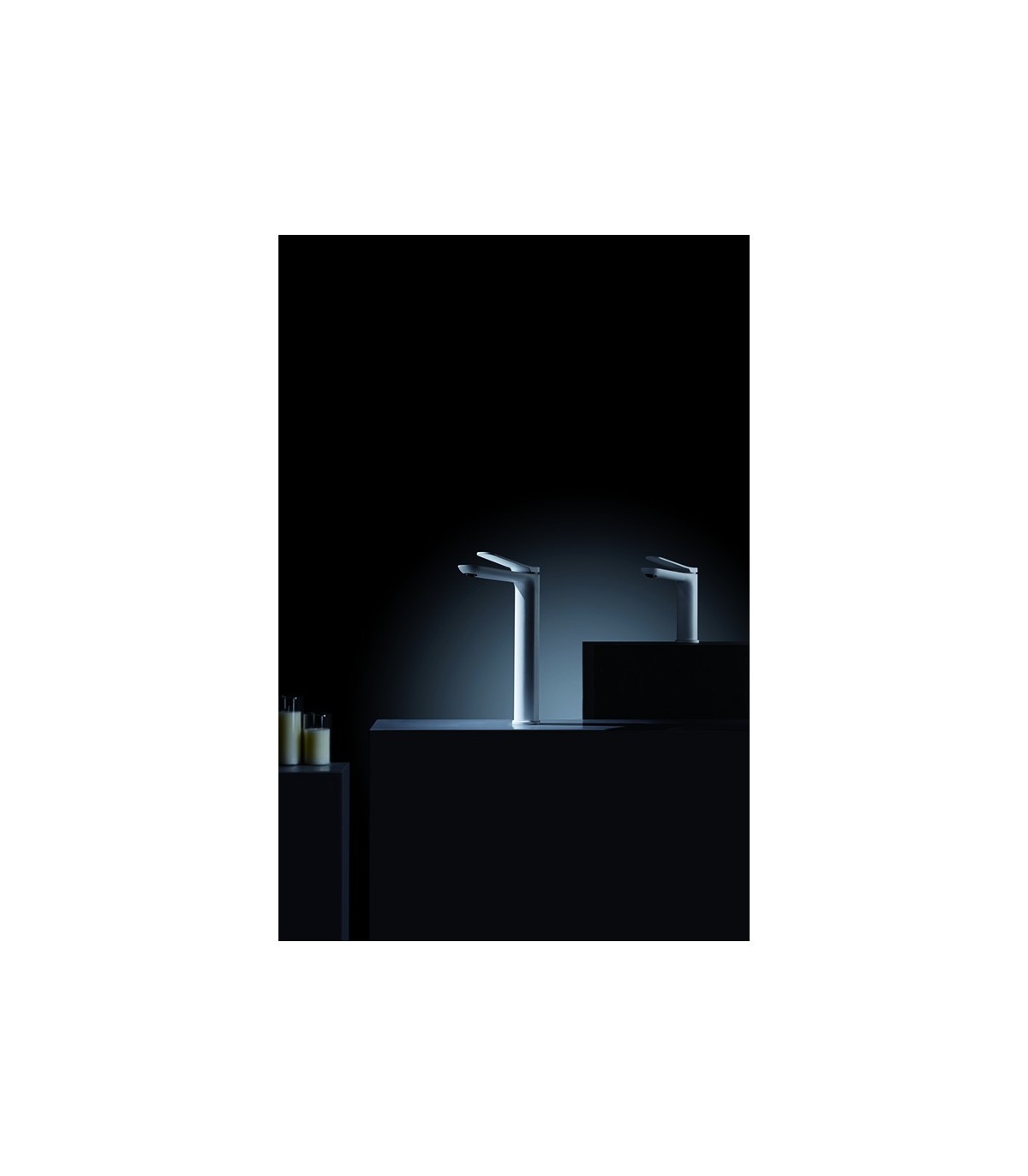 Grifo lavabo alto Dinamarca negro BDR031-3NG Imex — Azulejossola